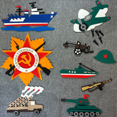 Игра-пособие для детей 3+ "День Победы"